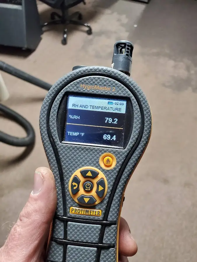 Moisture meter humidity assessment for Mold Remediation & Removal in Bexley
